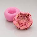 Silikonform 3D Pfingstrose groß