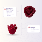 Silikonform 3D Rose 7 größer