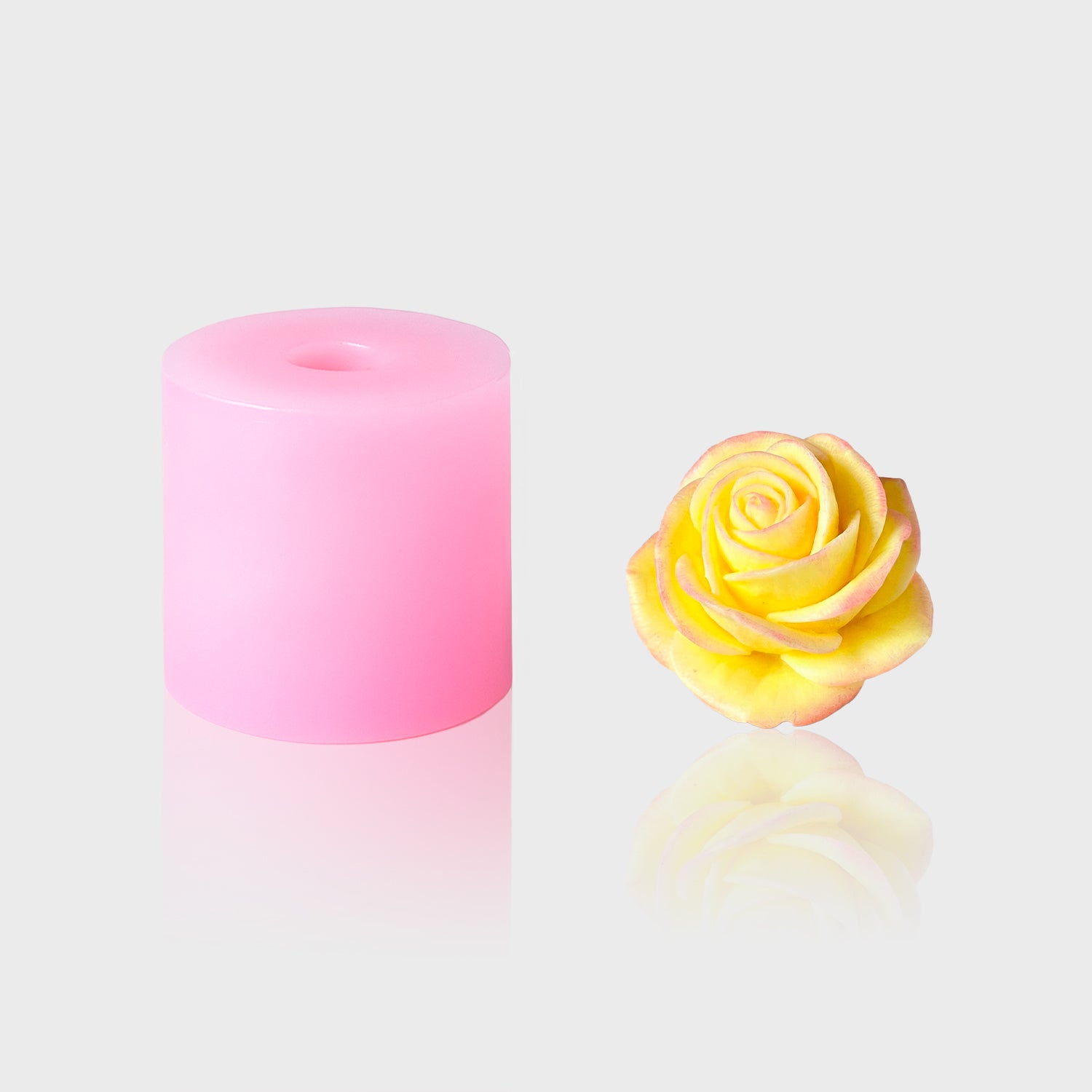 Silikonform 3D Rose 14