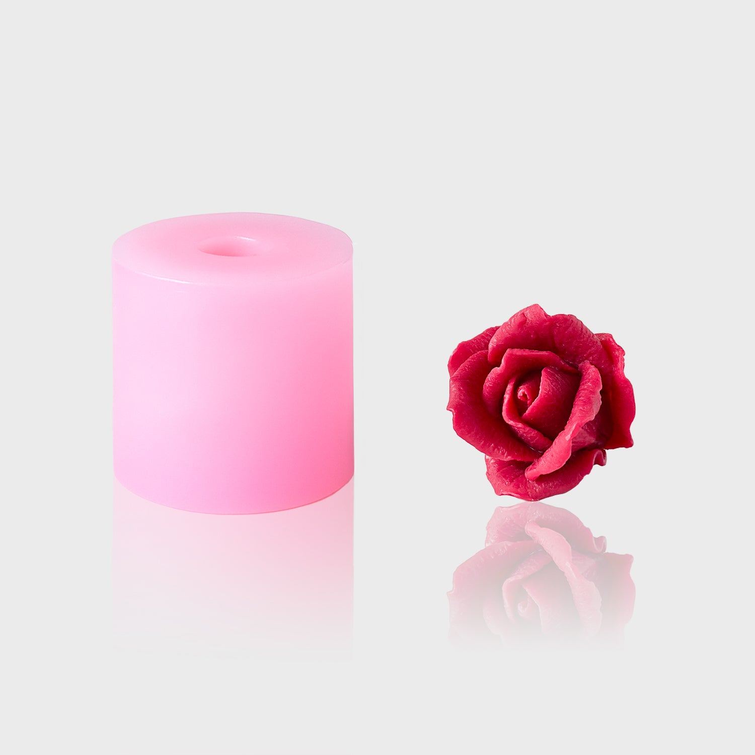 Silikonform 3D Rose 7 größer
