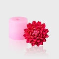 Silikonform mit rote Blume