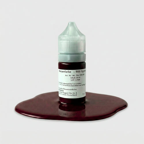 Kerzenfarbe 909 Figues – 50-ml-Flasche mit Farbprobe