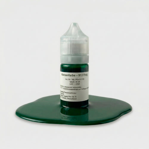 Kerzenfarbe 913 Frog – 50-ml-Flasche mit Farbprobe