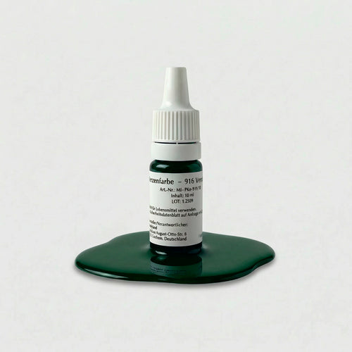 Kerzenfarbe 916 Verde Aqua – 10-ml-Flasche mit Farbprobe